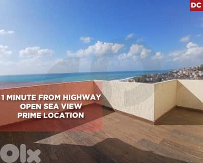 open sea view, terrace, balconies, 2 parking,Okaibe/عقيبة REF#DC134021