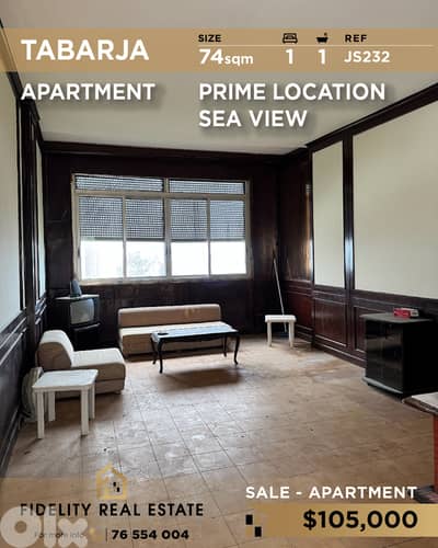 Apartment for sale in Tabarja JS232 شقة للبيع في طبرجا