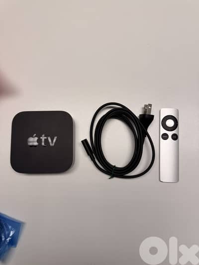 Apple TV 3rd Gen A1469 – With Remote & Power Cable – Excellent