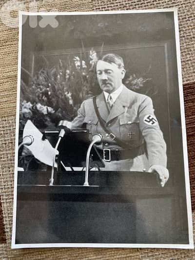 صورة نازي حجم كبير ادولف هتلر ١٧*١٢سم سنة ١٩٣٥ كانت تباع مع السجائر