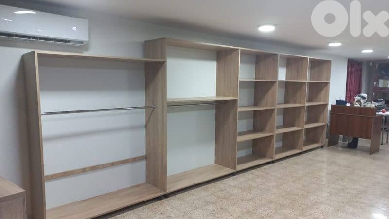 Wood shelves, Shop decor 1