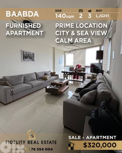 Apartment for sale in Baabda LJGH1 شقة مفروشة للبيع في بعبدا