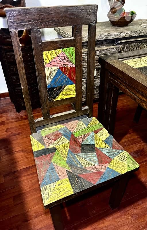 Handcrafted Dining Set 2