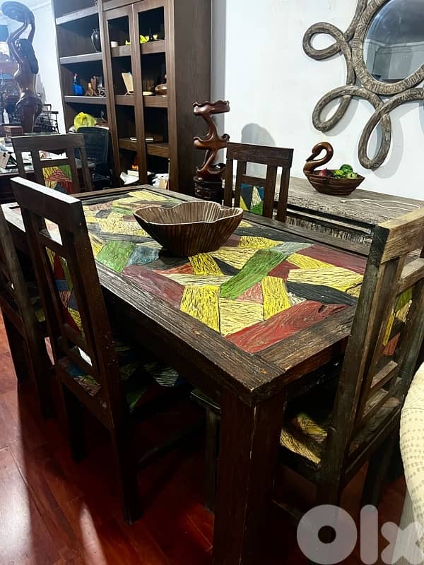Handcrafted Dining Set 7