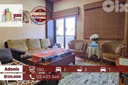 Adonis 130m2 | Well Maintained |Fully Furnished | Sea View | Catch|MCH