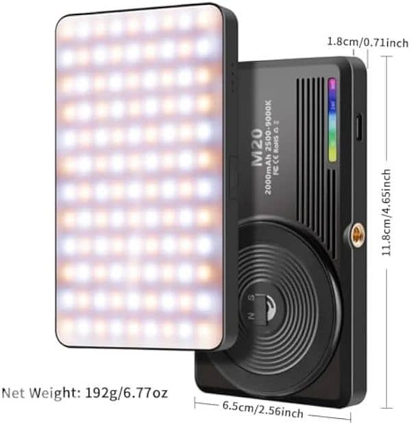 RGB VIDEO LIGHT FOR FILMING 6