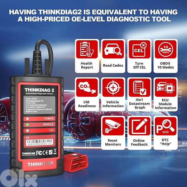 Thinkdiag 2: full system car scanner, special functions ecu coding. . . 4