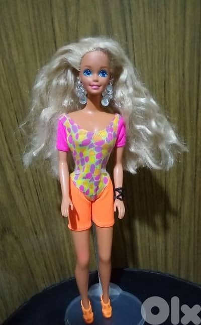 SUN JEWEL Barbie Mattel93 wearing+shoes Barely used Still good doll=34