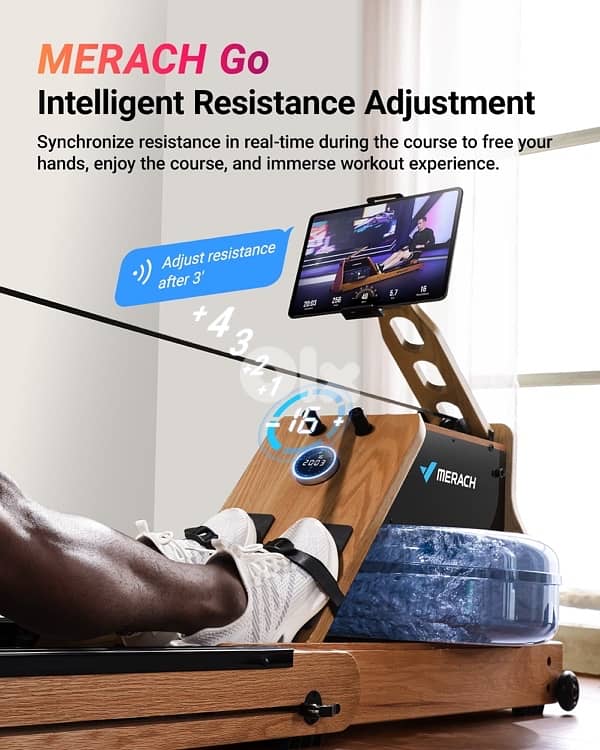 MERACH Pro Water Rower 2