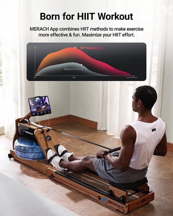 MERACH Pro Water Rower 3