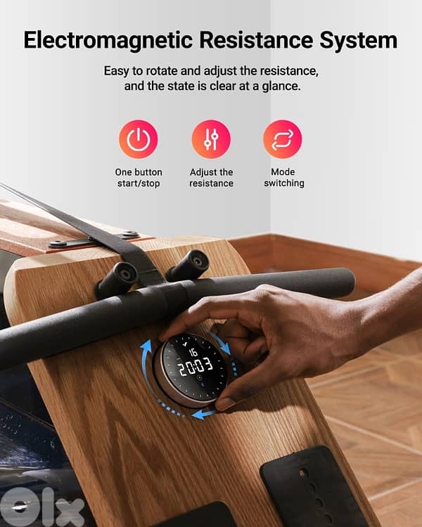 MERACH Pro Water Rower 4