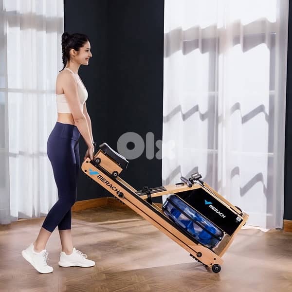 MERACH Pro Water Rower 7