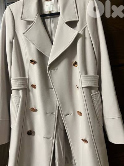 Elegant baby pink Trench Coat