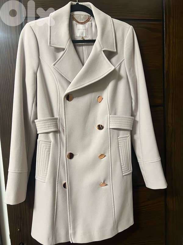 Elegant baby pink Trench Coat 2