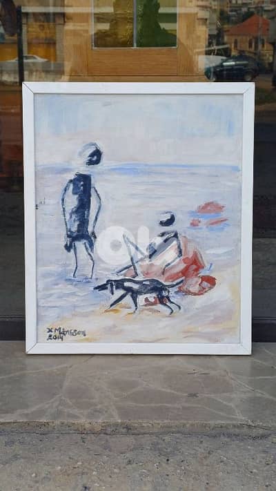 لوحة رسم زيتي اوروبية