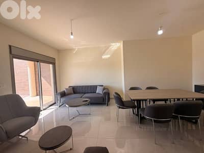 Dbaye sea view 140 sqm + 100 sqm Terrace Fully Furnished New