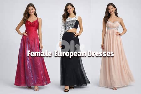 Big Collection of Dresses from the finest European Brands