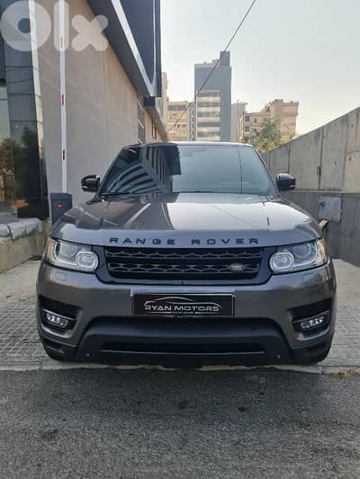 LAND ROVER RANGE ROVER SPORT V8 SUPERCHARGED GREY IN BLK LEATHER