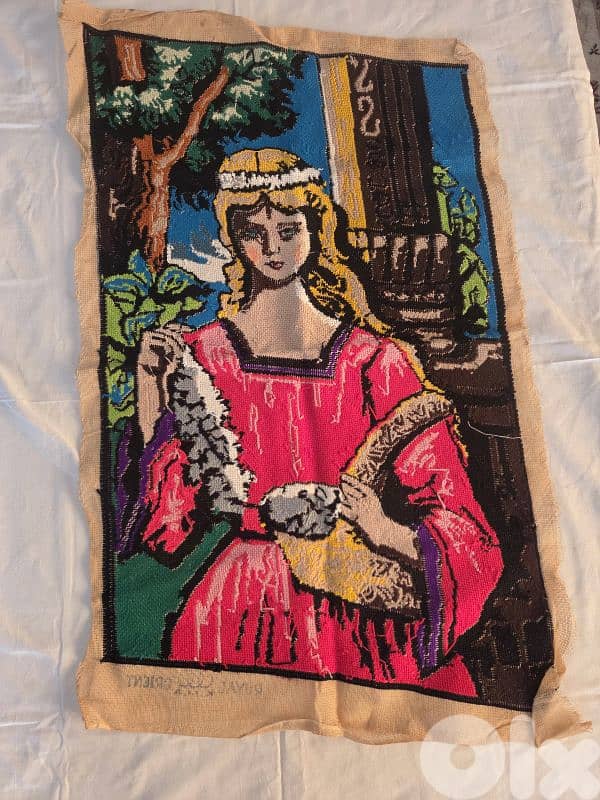 Vintage French Handmade Needlepoint Collection 1