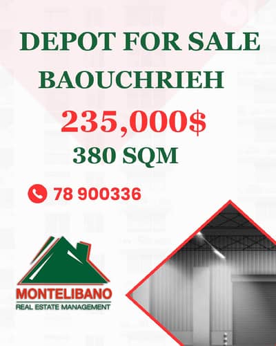 380 sqm Depot For Sale in Baouchrieh بوشرية