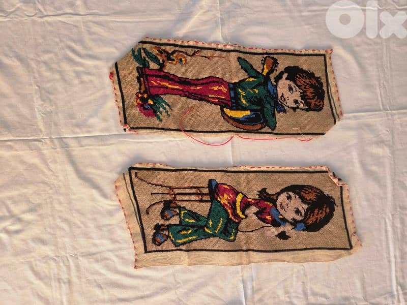 Vintage French Handmade Needlepoint Collection 7