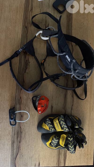 climbing equipment in top condition