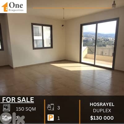 DUPLEX APARTMENT FOR SALE IN HOSRAYEL JBEIL