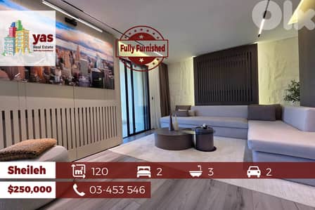 Sheileh 120m2 | 20m2 Garden | Decorated | Furnished | Mountain View|TO