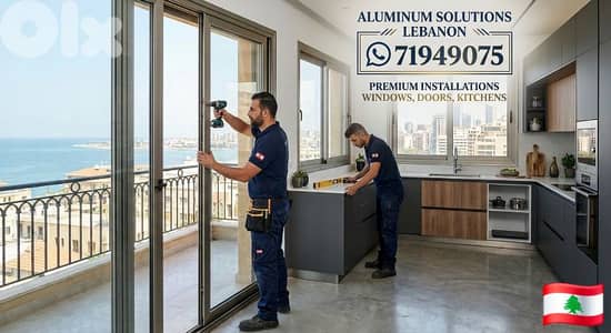 Premium Aluminum Solutions in Lebanon: Windows, Doors, and Kitchens