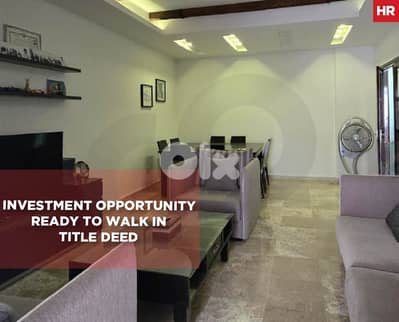 close to all amenities ,Title Deed in aley town/عاليه REF#HR125564