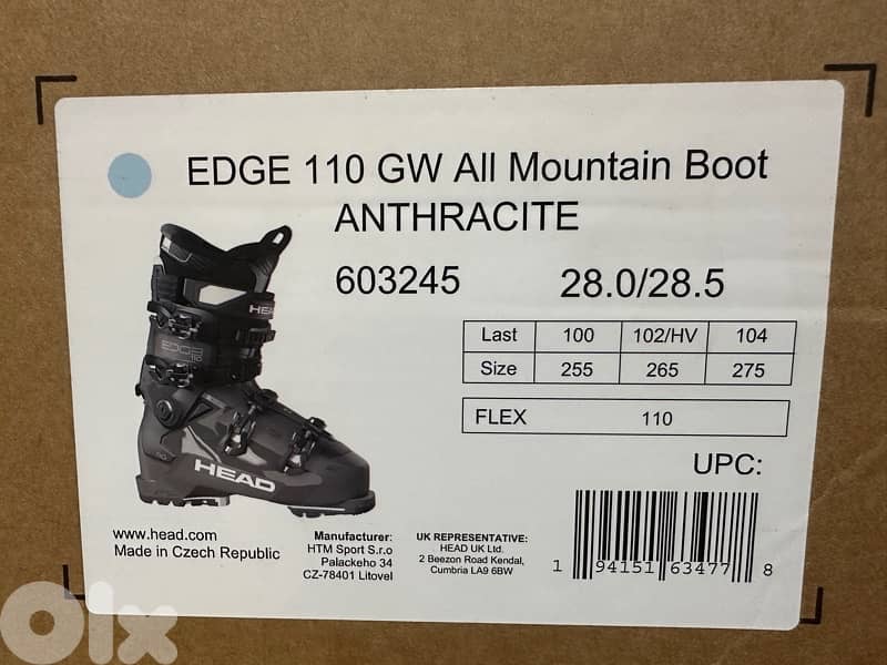 2025 HEAD ski boots HV28-28.5 4