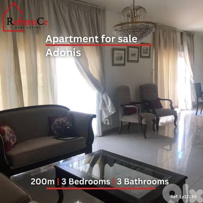 Prime location Apartment for sale Adonis شقة في موقع رئيسي في أدونيس