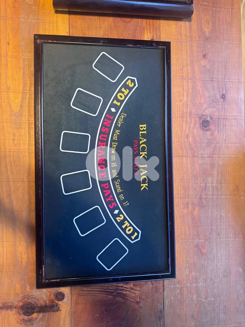 Poker Table 6 players with some casino games 7