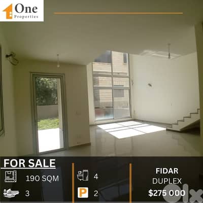 DUPLEX APARTMENT FOR SALE IN FIDAR JBEIL