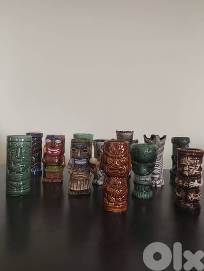 tiki bar mugs trendy unique mugs ceramic mugs handmade mugs cups