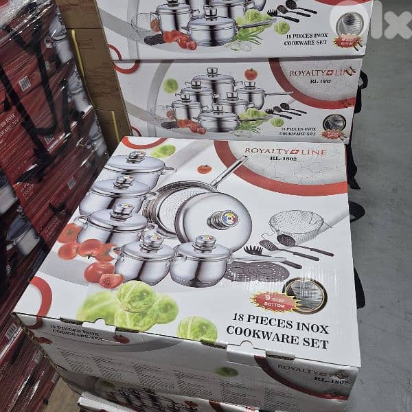 1 pallet = 16 pcs Royaltyline Cookware Set 1