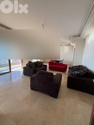 3 BEDS/SEA VIEW/ APARTMENT IN MAZRAAT YACHOUH WITH TERRACE,(MY-191)