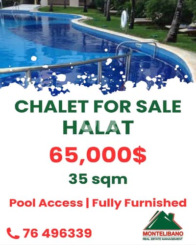 35 sqm Chalet For Sale in Halat حالات with Pool Access