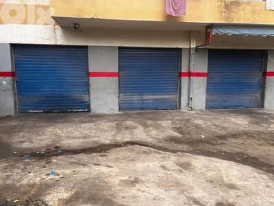 محل ٣ أبواب للإيجار 85 م سد البوشرية