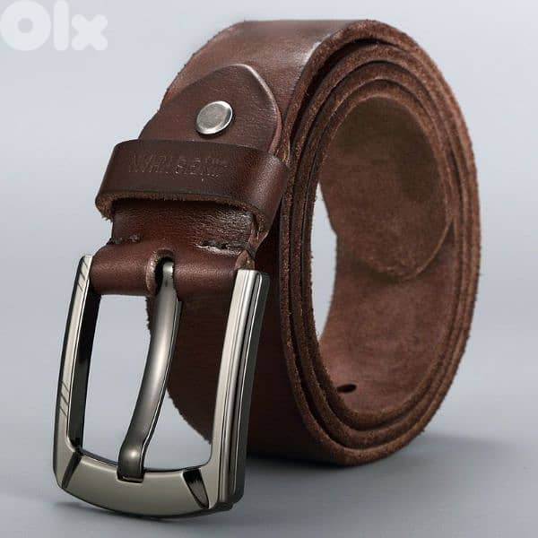 Italian full grain 100% Genuine Leather Cowhide Belts قشاط جلد 1