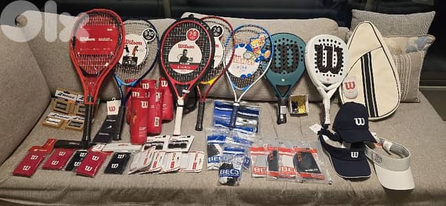 liquidation for more than 47 Padel and tennis brand new items