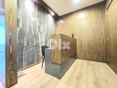 RAO26-4846 Fully furnished office 107m for rent in Sin l Fil, $ 1,850