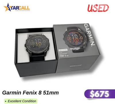 Garmin Fenix used 51mm