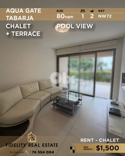Chalet for rent in Aqua Gate NW72 شاليه للإيجار  في أكوا غيت