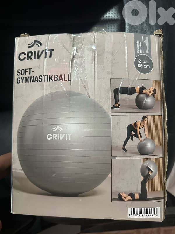 CRIVIT Gym Ball Lidl 65cm 3