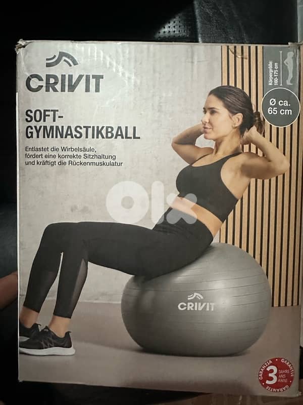 CRIVIT Gym Ball Lidl 65cm 4