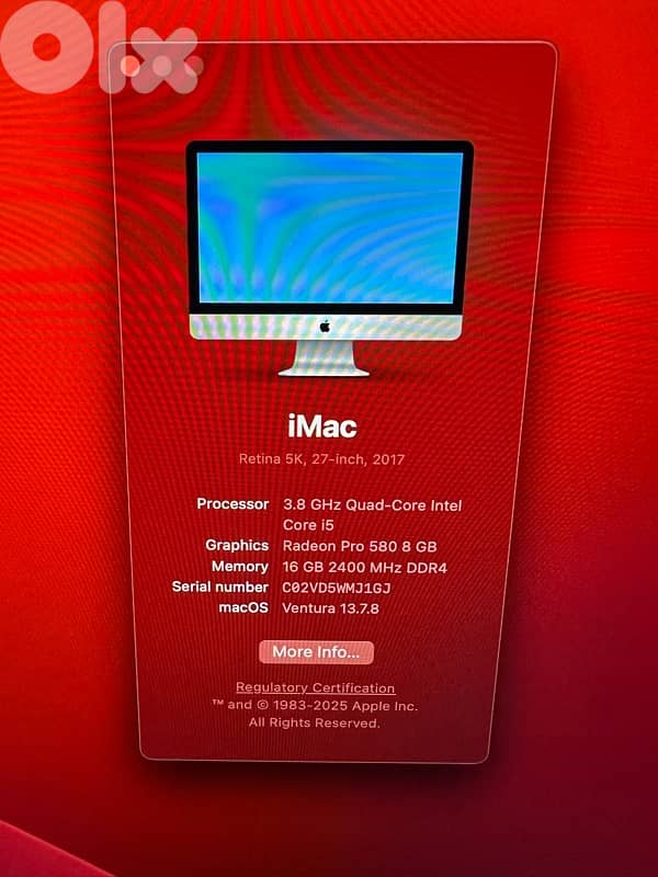 Imac 27 inch 1