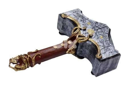 Mjolnir statue God of war