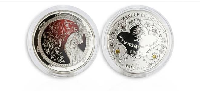 Silver CoinCapricorn 5 livres Zodiac Signs Capricorn  (OPEN FOR TRADE)