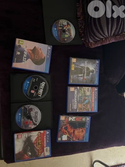 ps4 discs uncharted collection and wwe24 are new chat me for details